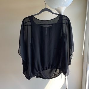 vince camuto // layered chiffon blouse // pretty